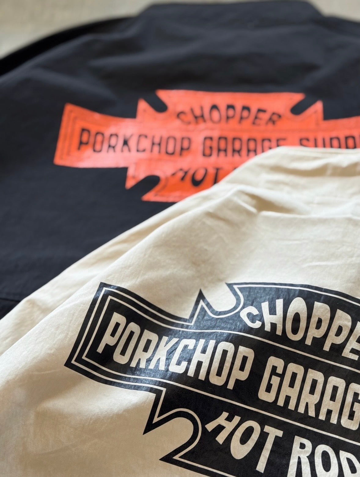 PORKCHOP GARAGE SUPPLY BAR&SHIELD TRACK JKT ポークチョップガレージ
