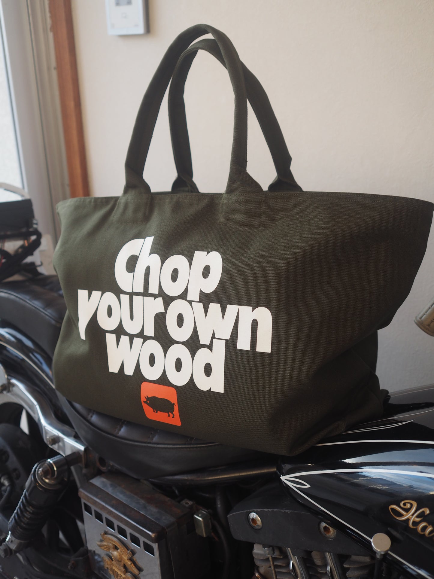 PORKCHOP GARAGE SUPPLY CYOW ZIP TOTE BAG ポークチョップガレージサプライ　ジップトートバッグ