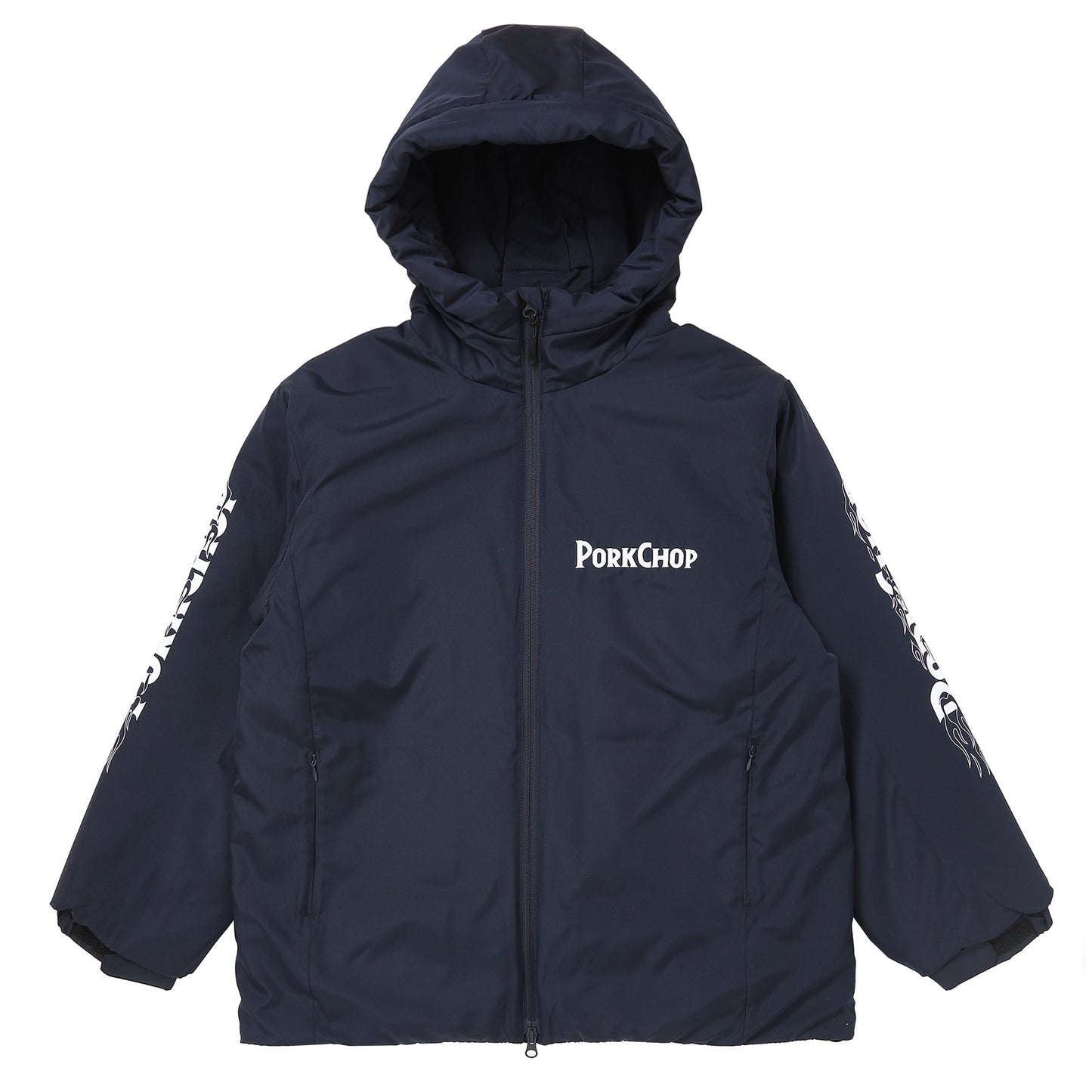 PORKCHOP GARAGE SUPPLY BURNING LOGO HOODED JKT
