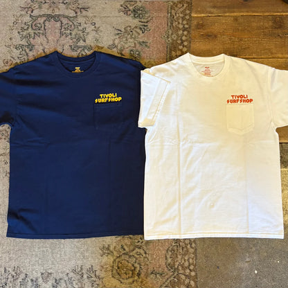 psicom tivoLi surf shop S/S Pocket Tee 2025 "tivolisurfshop"　サイコム　チボリサーフショップ　ポケットTシャツ