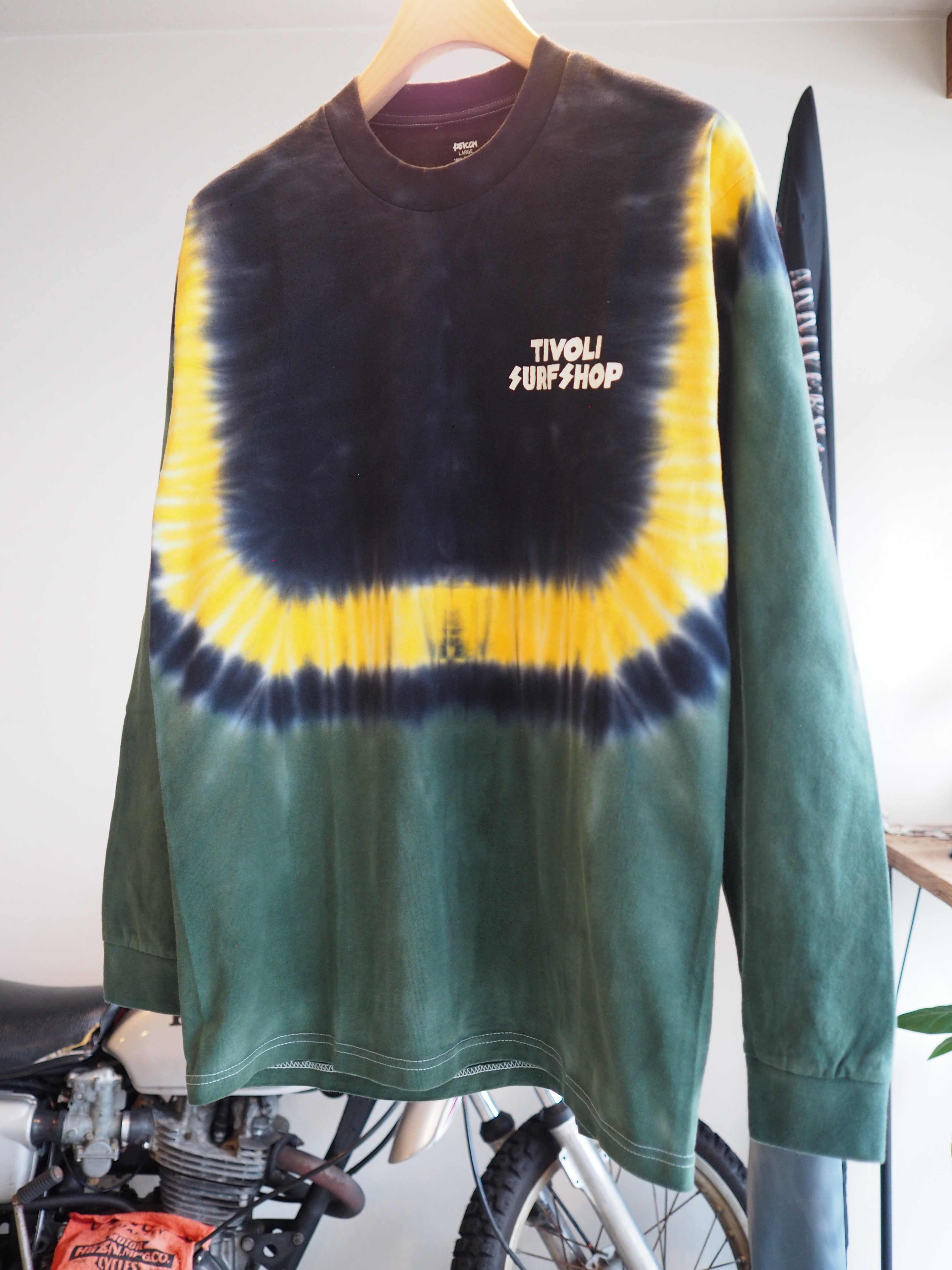 Psicom tivoLi surf shop TIE DEY LONG TEE サイコム チボリサーフ