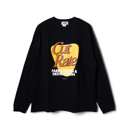 CUTRATE F&D LOGO L/S TEE　カットレイト　F&DロゴロングスリーブTシャツ