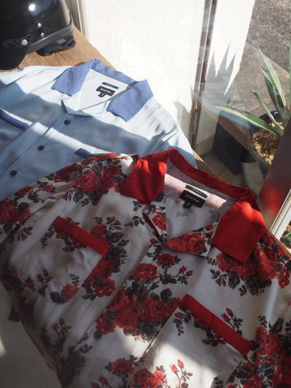 BRIXTON LAFAYETTE S/S WVN ROSE BUD ブリクストン ラファイエット ショートスリーブシャツ