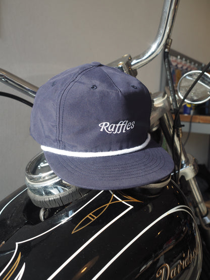 Raffles logo 5panel nylon cap