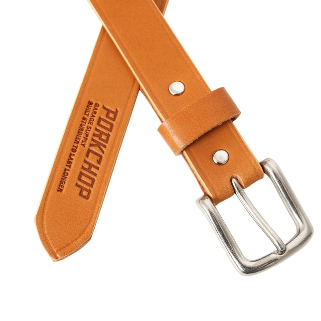 PORKCHOP GARAGE SUPPLY LEATER BELT ポークチョップガレージサプライ レザーベルト