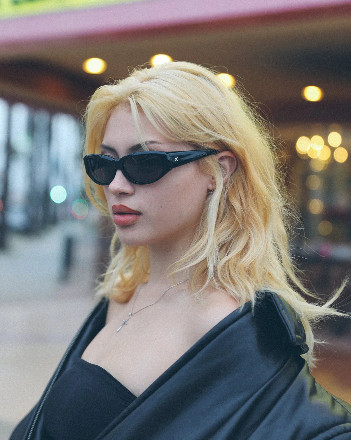 DECADE eyewear MARLI 90s GLOSS BLACK / GREY