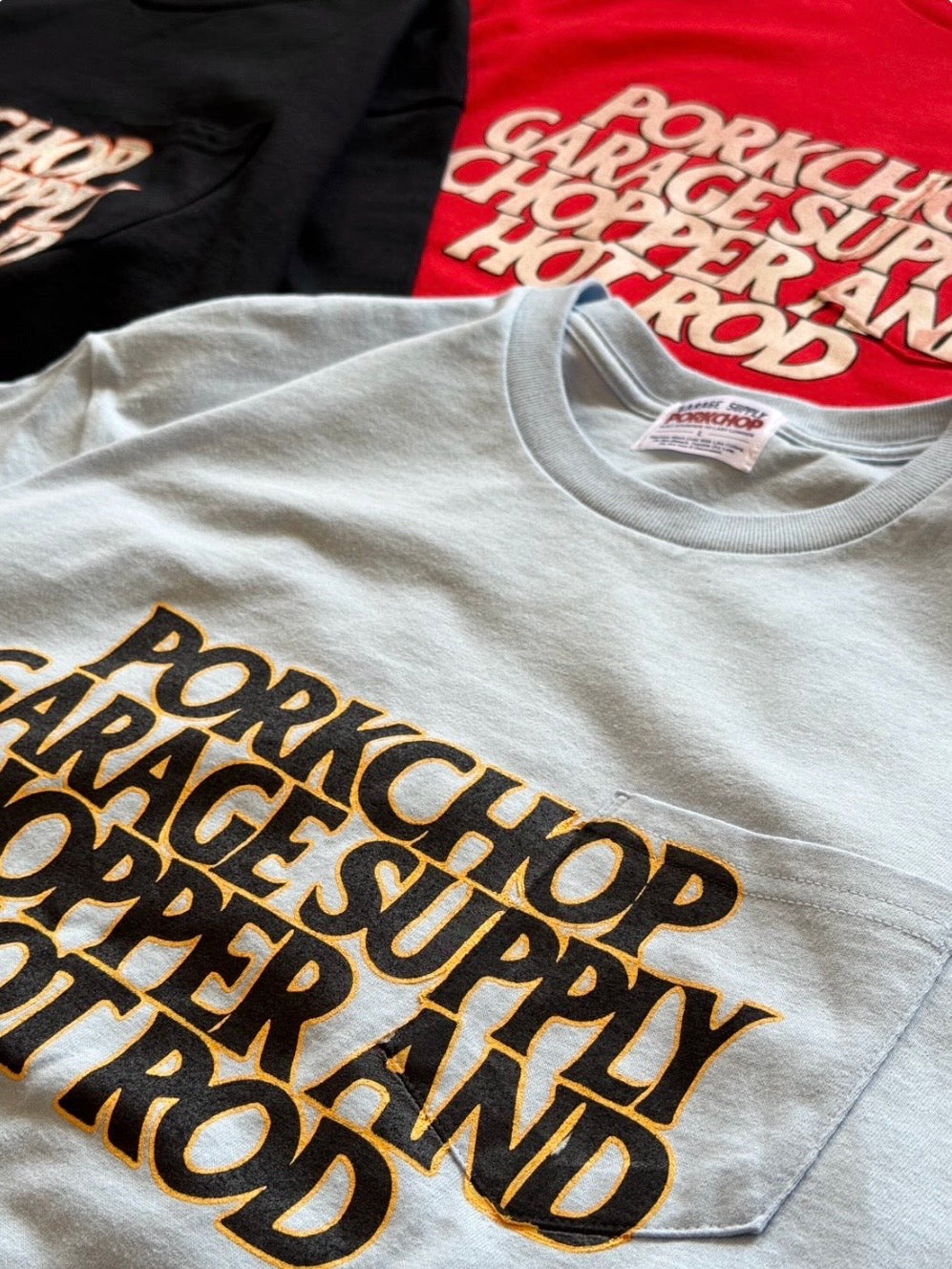 PORKCHOP GARAGE SUPPLY C&H LOGO POCKET TEE