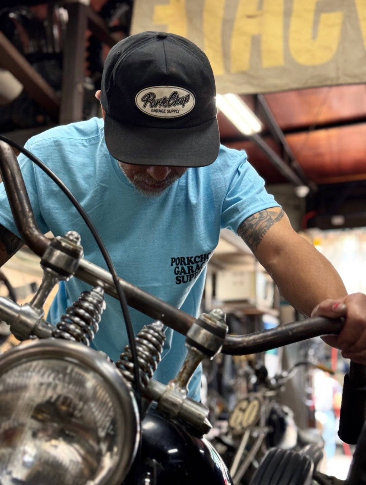 PORKCHOP GARAGE SUPPLY EASY P RIDER TEE ポークチョップガレージサプライ イージーPライダーTシャツ