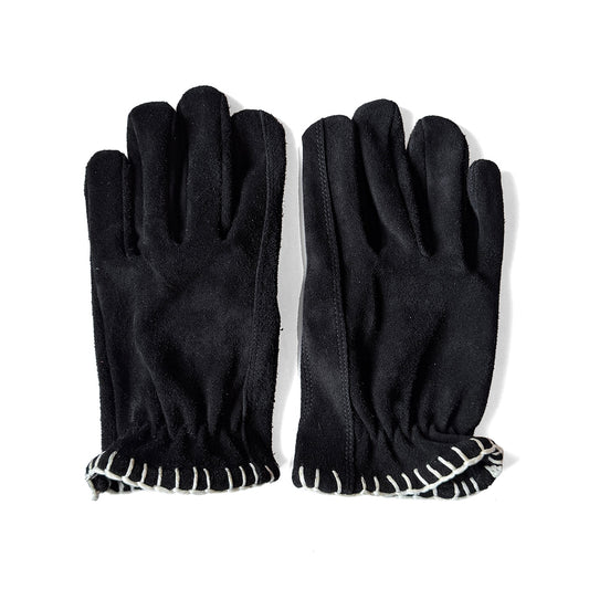 Signal Glove BLACK / white lace SUEDE