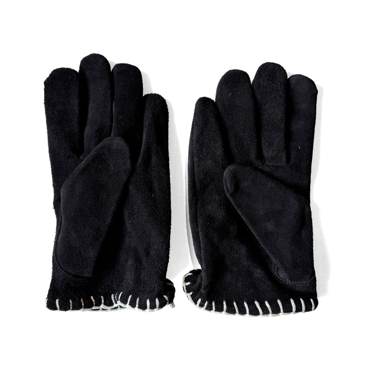 Signal Glove BLACK / white lace SUEDE