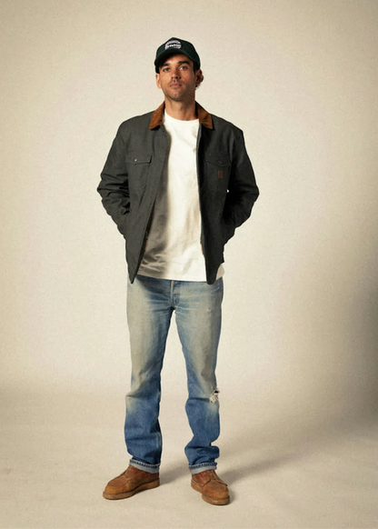 BRIXTON BUILDERS DURHAM JKT-WASHED BLACK　ブリクストン　ビルダーズダラムジャケット