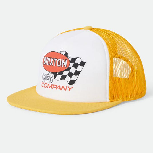 BRIXTON COLLINS NP HP TRUCKER HAT YELLOW/WHITE/YELLOW