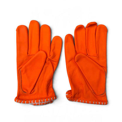 Signal Glove ORANGE / white lace