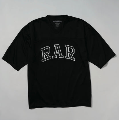 ROUGH AND RUGGED TRONT　ラフアンドラゲッド　トロント　メッシュTシャツ　フットボールシャツ
