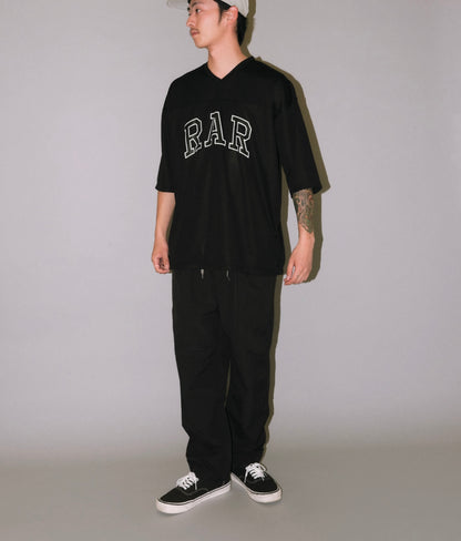 ROUGH AND RUGGED TRONT　ラフアンドラゲッド　トロント　メッシュTシャツ　フットボールシャツ
