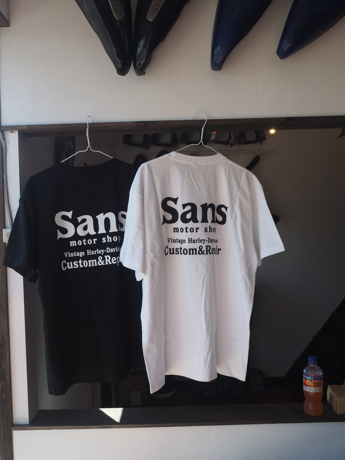 Sans motor shop original logo short sleeve TEE