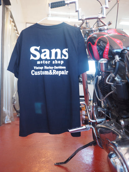 Sans motor shop original logo short sleeve TEE