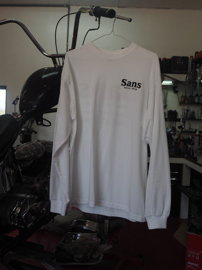 Sans motor shop original logo long sleeve TEE