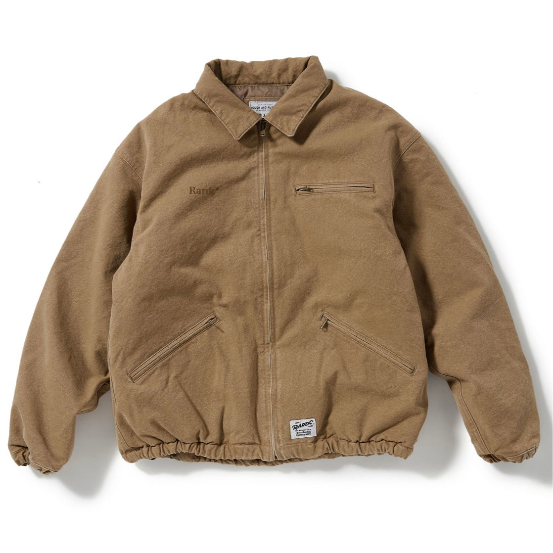 ROUGH AND RUGGED UNIT puff jacket BROWN / BLACK