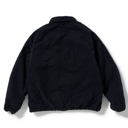 ROUGH AND RUGGED UNIT puff jacket BROWN / BLACK